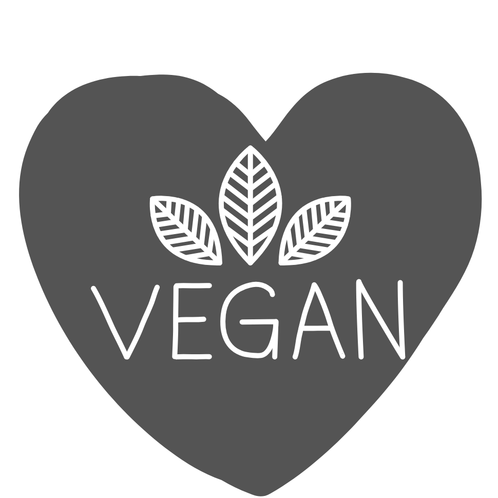 Heart with the word Vegan Inside